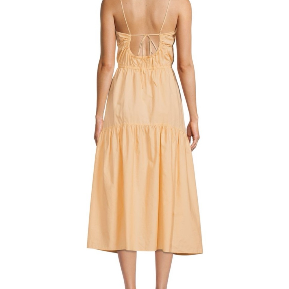 Vince Ruched Midi Cami Dress – XL – Peach – NWT Condition